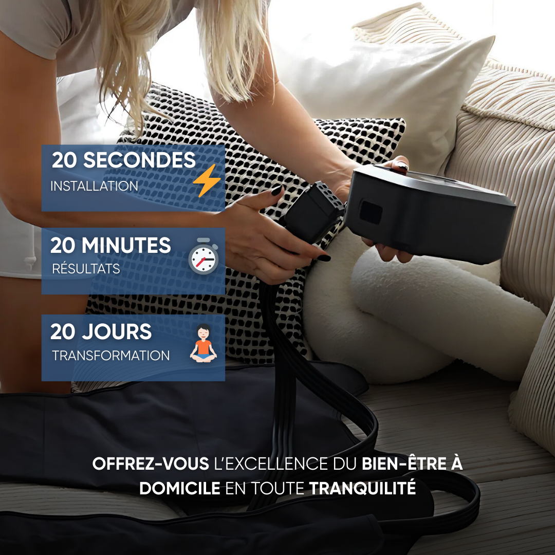 ZENOVA® – Pressothérapie Premium à Domicile | Draine, Récupère & Redessine la Silhouette