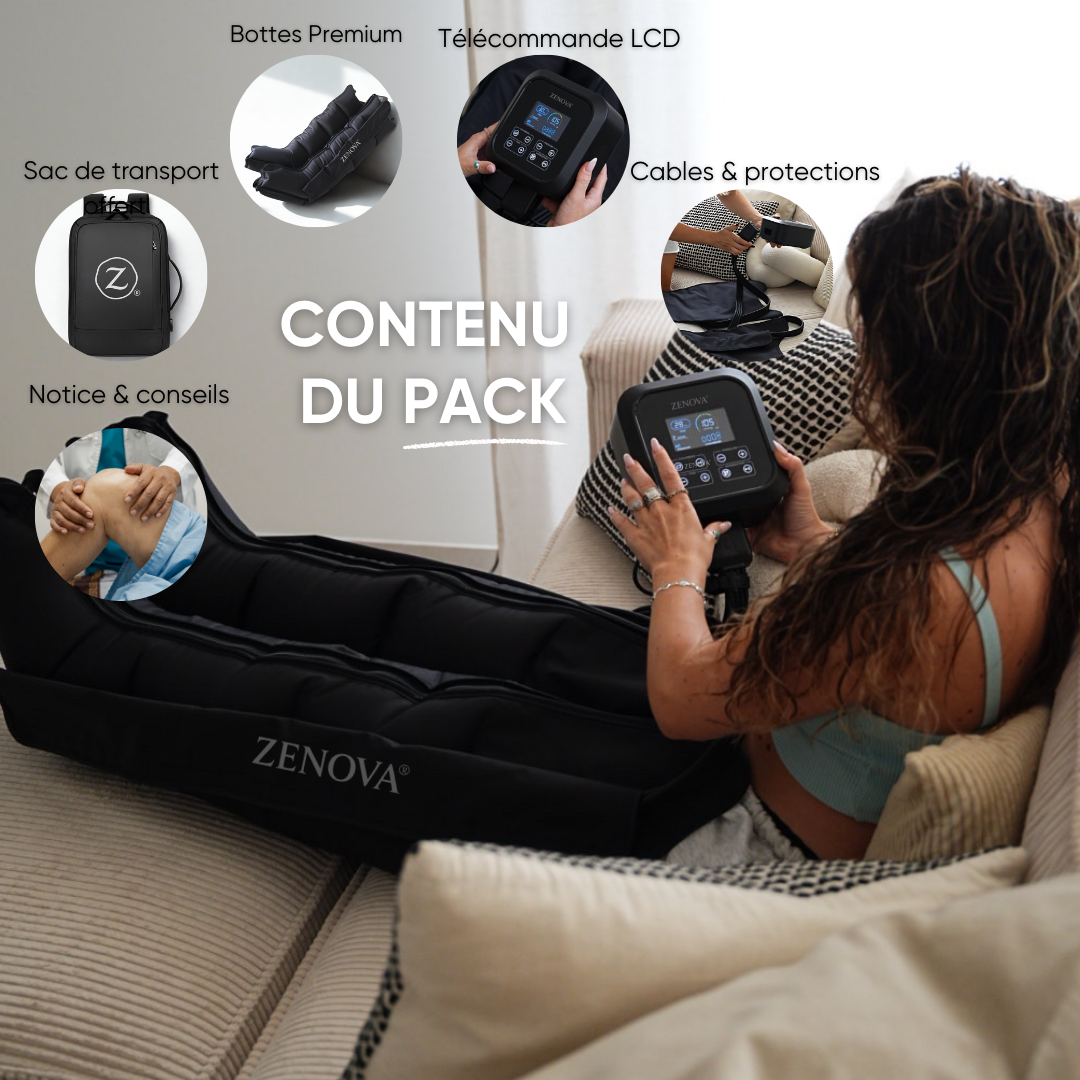 ZENOVA® – Pressothérapie Premium à Domicile | Draine, Récupère & Redessine la Silhouette