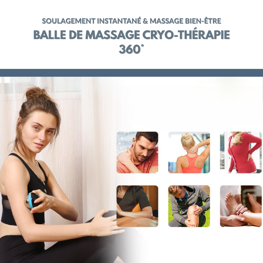 ZENOVA® – Cryo Roller Massant | Froid thérapeutique & détente musculaire