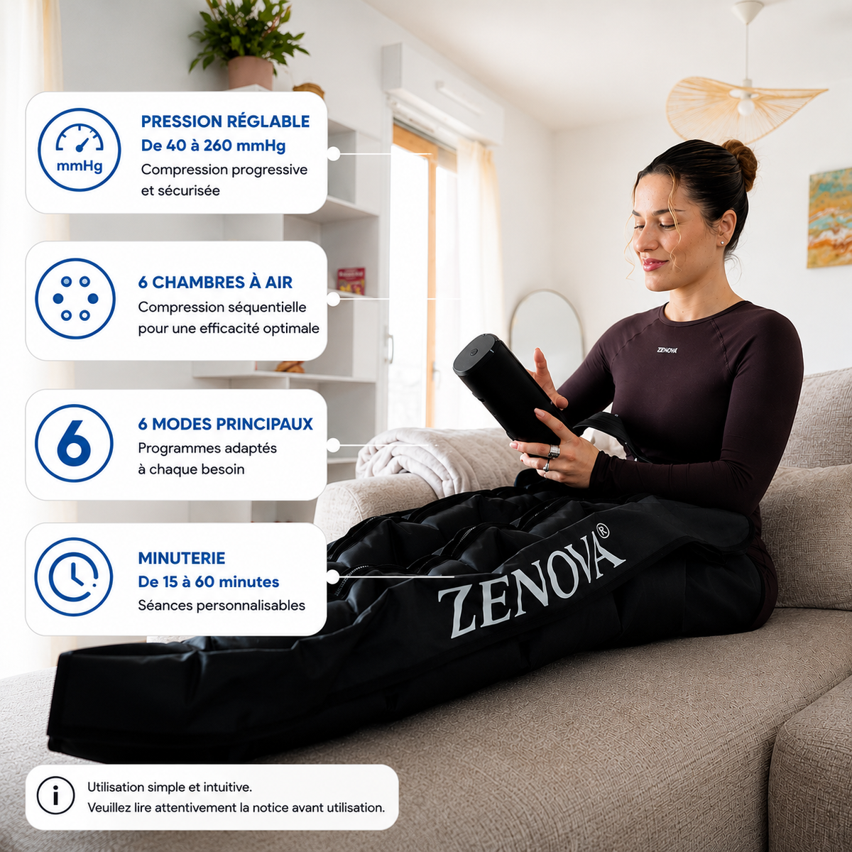 ZENOVA® Pressothérapie - Pack SIGNATURE