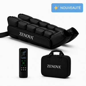 Bottes de pressothérapie sans fil ZENOVA Pack Signature avec télécommande