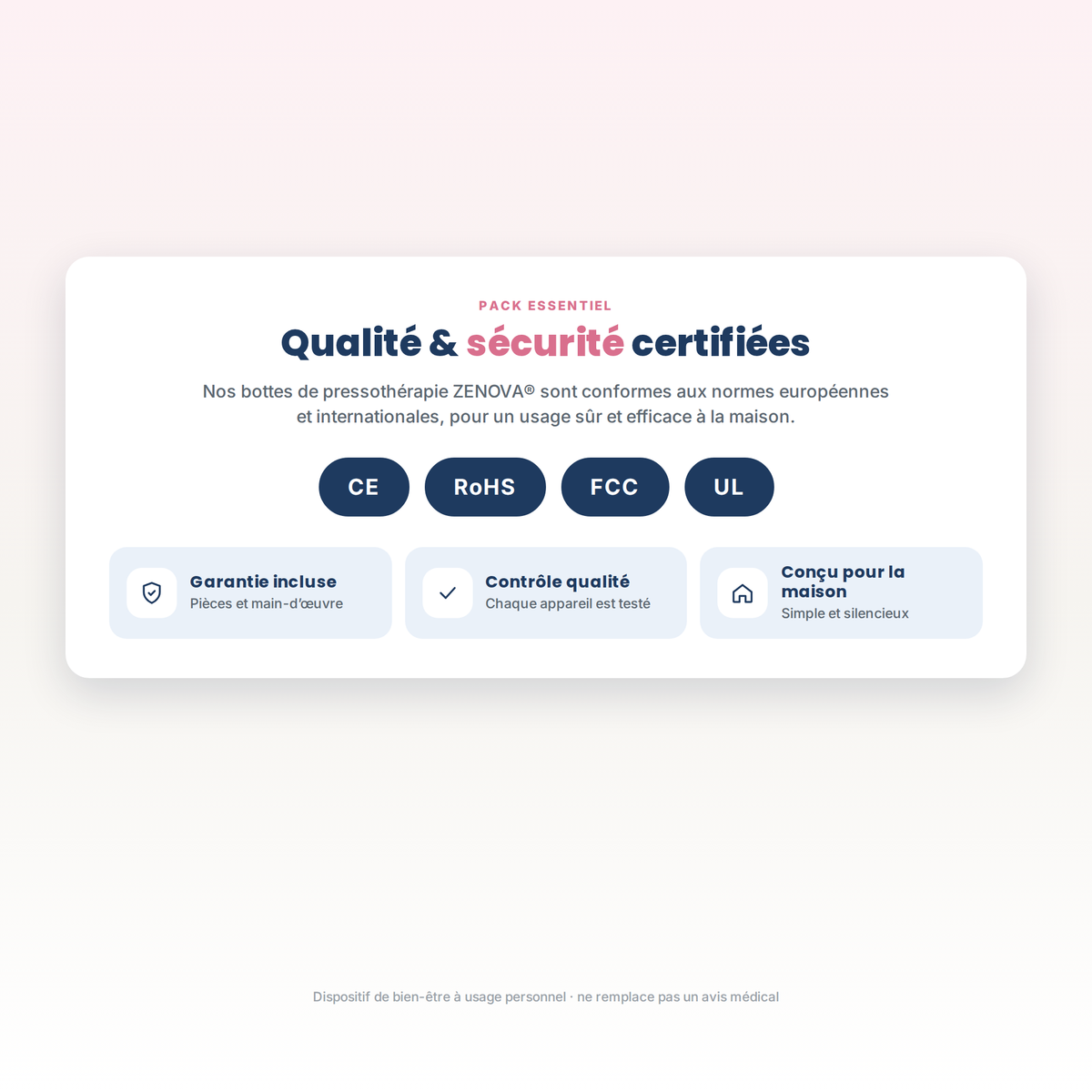 ZENOVA® Pressothérapie - SIGNATURE