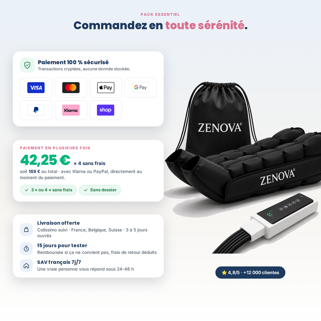 ZENOVA® Pressothérapie - ESSENTIEL