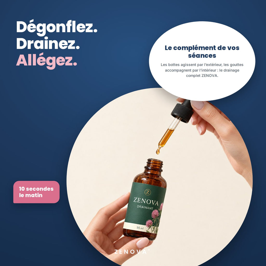 Dégonflez. Drainez. Allégez.
